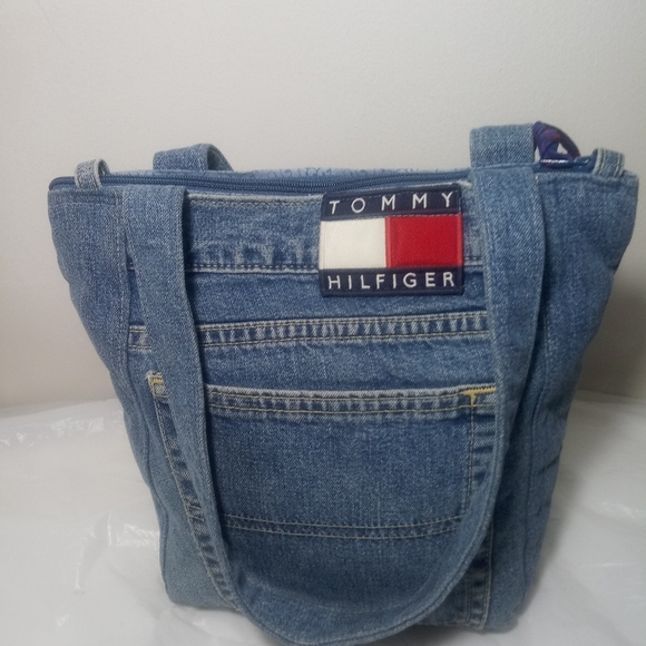 Tommy Hilfiger Handbags - Tommy Hilfiger handmade denim purse. ➗
